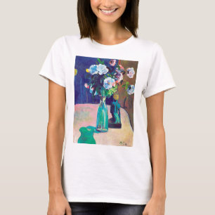 Roses and Statuette, Gauguin T-Shirt