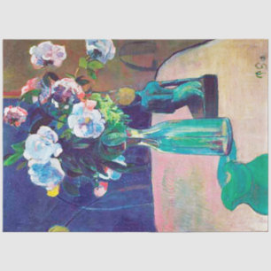 Roses and Statuette, Gauguin Tissue Paper