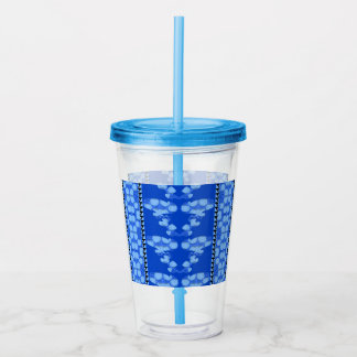 Roses And Waves Roses Acrylic Tumbler