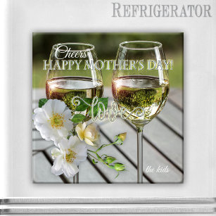 Roses and Wine Mother's Day Magnet