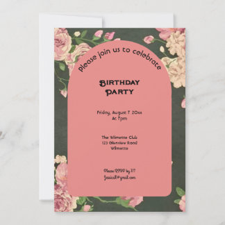Roses arch  invitation