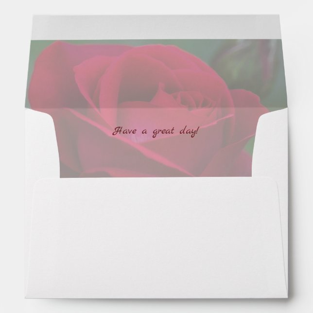 Roses Are Red Envelope (Back (Bottom))