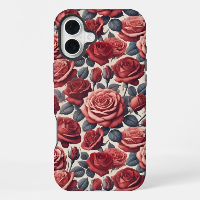 Roses are Red iPhone Case (Back)