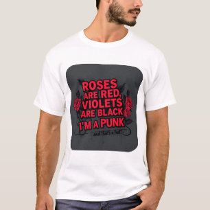 Roses Are Red, Punk Instead: Anti-Valentine's T-Shirt