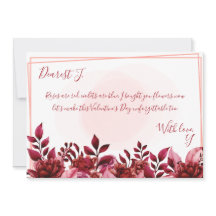 Roses are red Valentine's Day Card