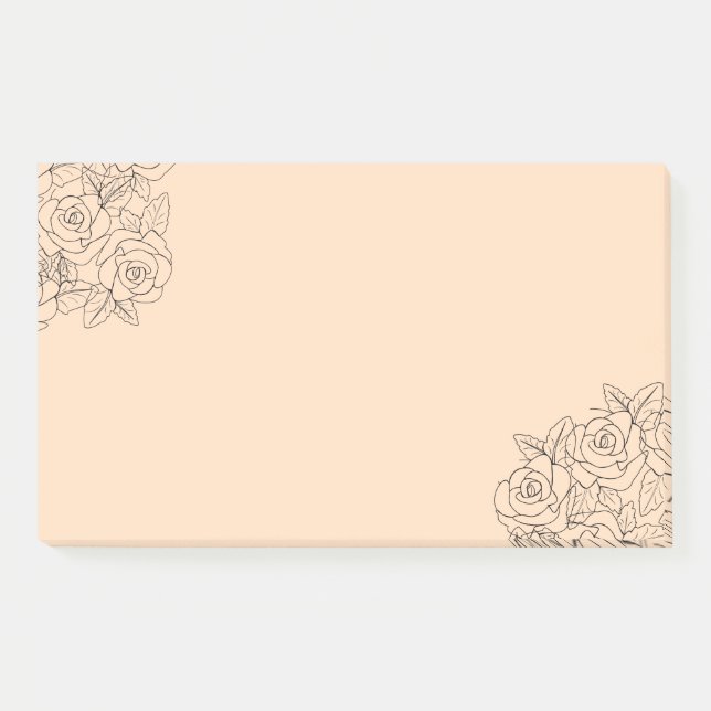 Roses Art Post-it Notes (Front)