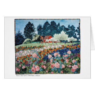 Roses at the Farm card