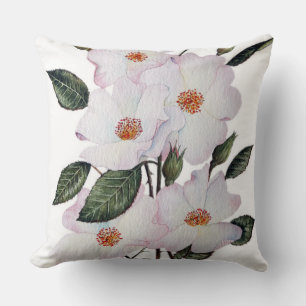 Roses 'Ballerina' Floral Art Cushion
