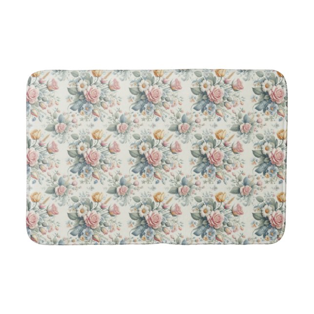 Roses  bath mat (Front)