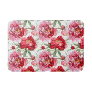 Roses bath mat