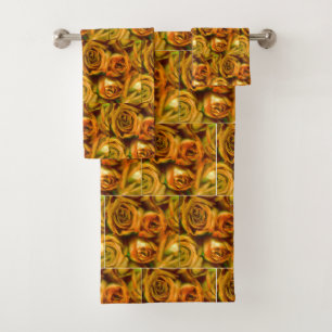 Roses Bath Towel Set