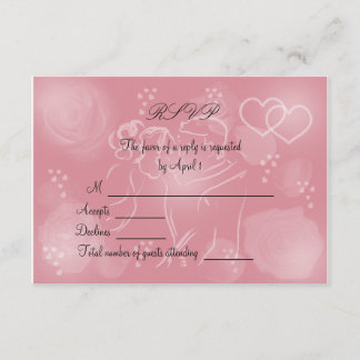 Roses Blush RSVP Card
