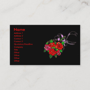 Roses Bouquet Business Card