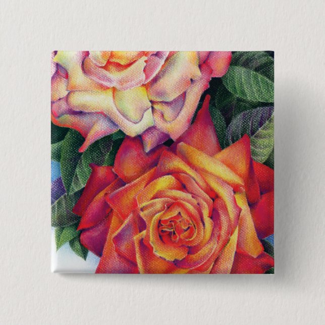"Roses" Button (Front)
