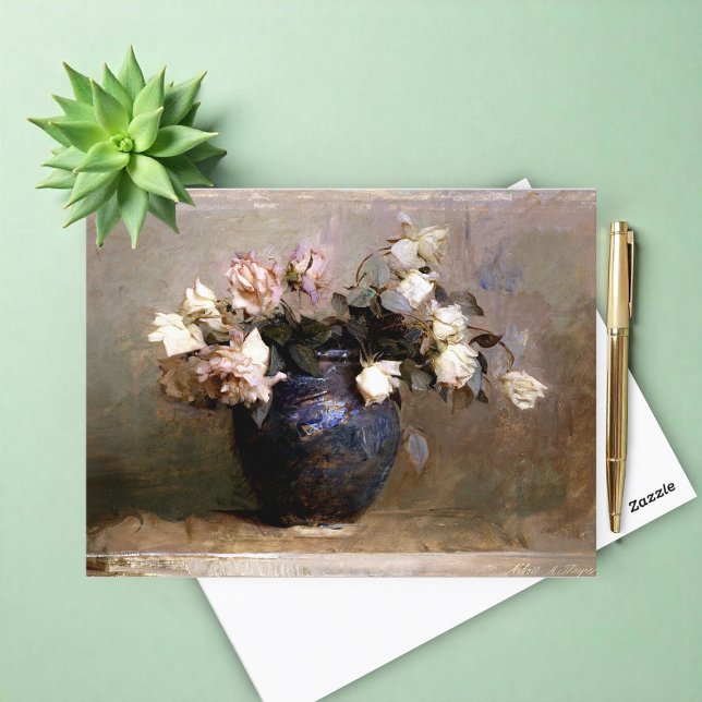 Roses by Abbott Handerson Thayer  Postcard (Creator Uploaded)