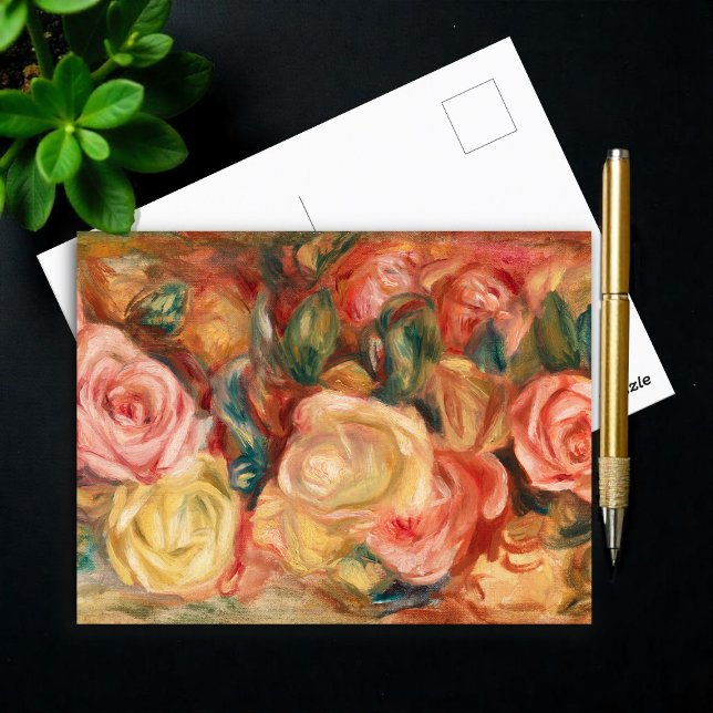 Roses by  Auguste Renoir Postcard (Creator Uploaded)