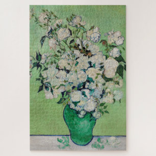 Roses by Vincent Van Gogh Jigsaw Puzzle