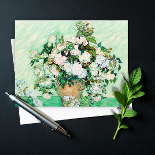 Roses by Vincent van Gogh  Postcard