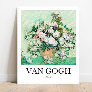 Roses by Vincent van Gogh Poster