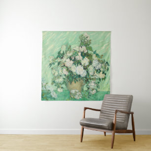 Roses by Vincent Van Gogh Tapestry