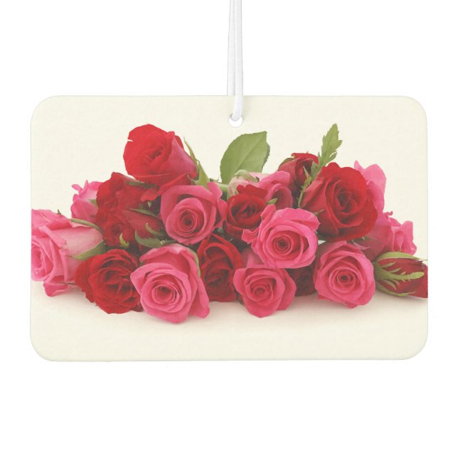 Roses Car Air Freshener (Front)
