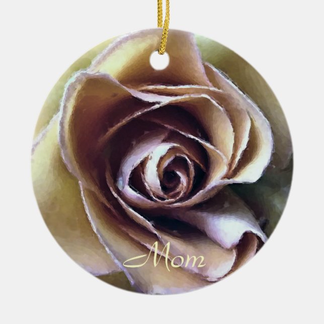 ROSES CERAMIC ORNAMENT (Front)