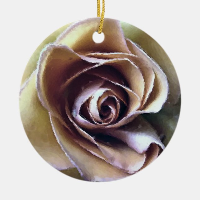 ROSES CERAMIC ORNAMENT (Front)