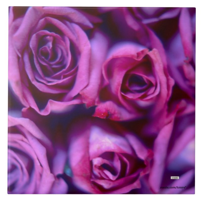Roses Ceramic Tile (Front)