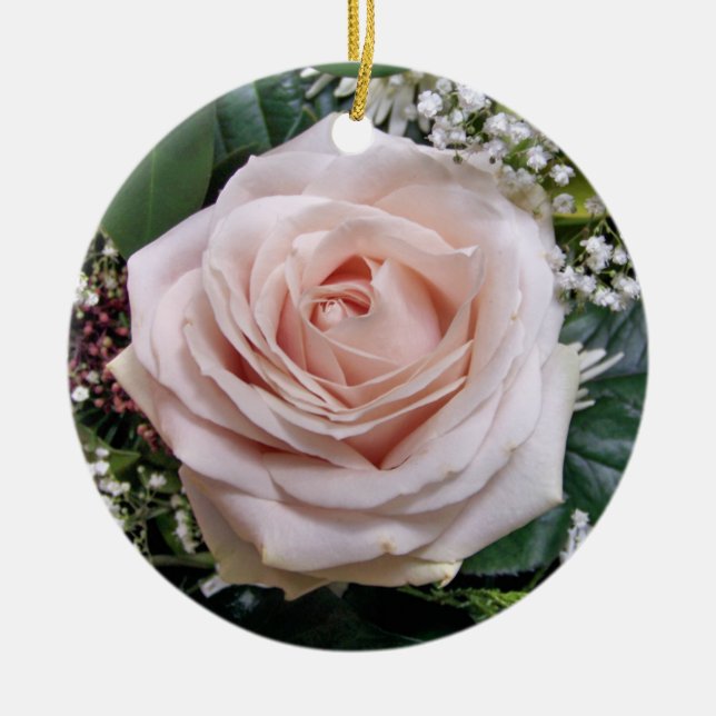 ROSES CERAMIC TREE DECORATION (Front)