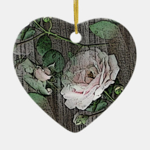 Roses Ceramic Tree Decoration