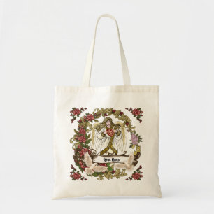 Roses Christian Angel  Tote Bag