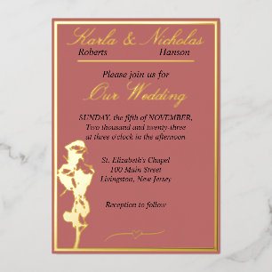 Roses, Cinnamon Rose Wedding, Gold