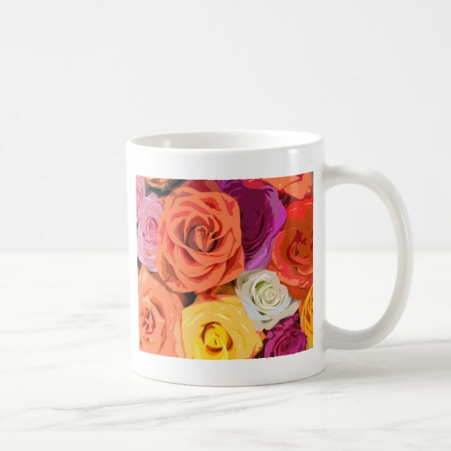 Roses Coffee Mug (Right)