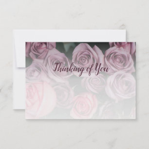 Roses Custom Photo - Thinking of You - Card