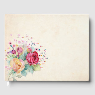 Roses Customisable - Guest Book