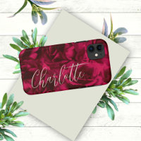 Roses Dark Moody Custom Name