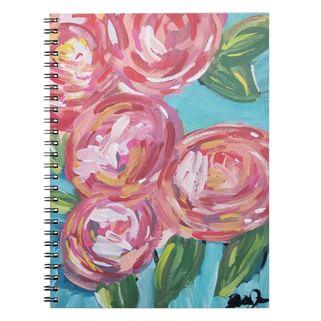 Roses Design Notebook  (Front)