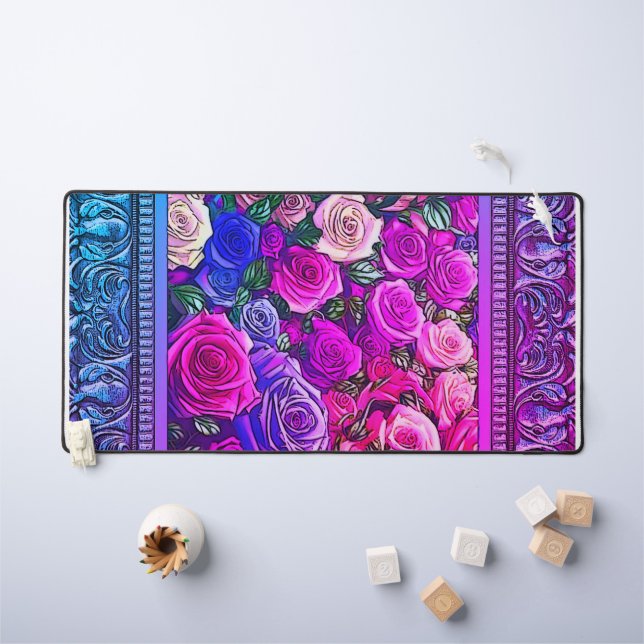 Roses Desk Mat (Kids Table)