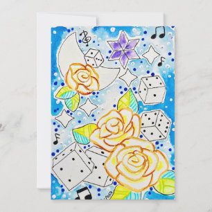 Roses & Dice Invitation