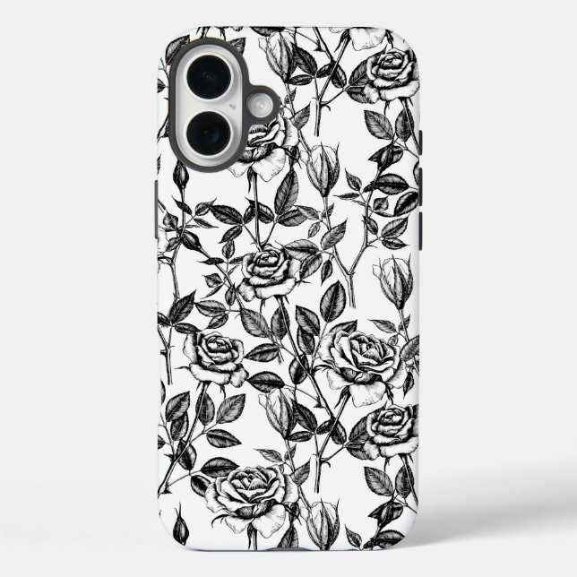 Roses drawing Case-Mate iPhone case (Back)