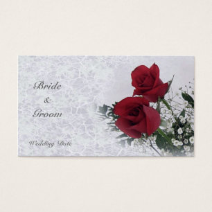 Roses Dream Thank You Wedding Favour Tag