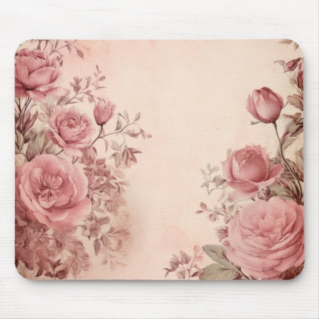 Roses Elegance Mouse Pad (Front)