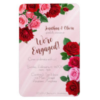 Roses Engagement Party Invitation