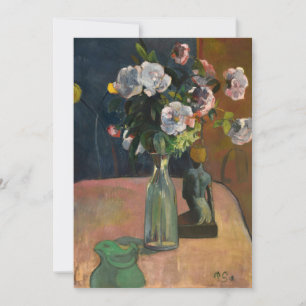 Roses et Statuette Paul Gauguin