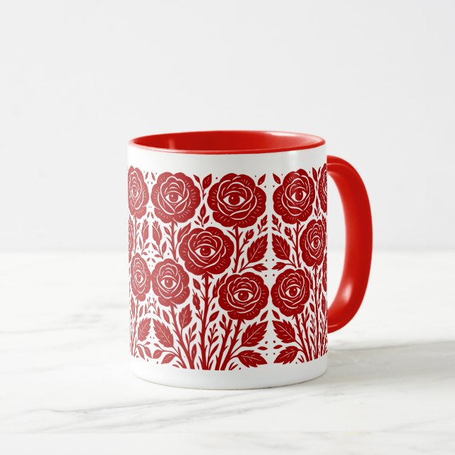 Roses Eyes Mug (Front Right)