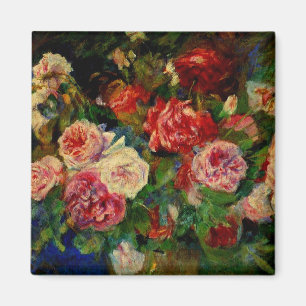 Roses, famous Renoir painting, Magnet