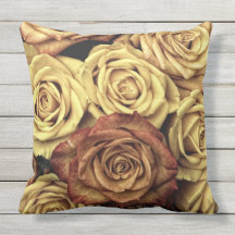 Roses Floral Throw Pillow 20" x 20"