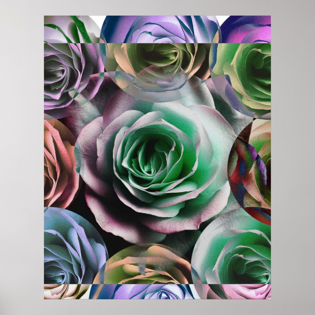 ROSES FLOWER ARTISTIC STYLE POSTER (Front)