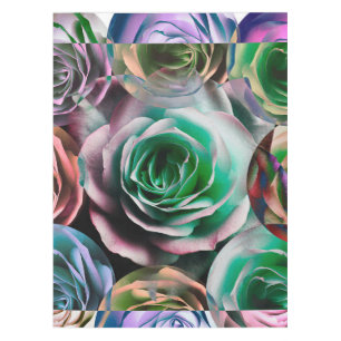 ROSES FLOWER ARTISTIC STYLE TABLECLOTH