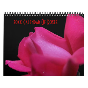 Roses Flower Photography  Calendar